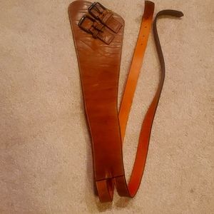 Leather belt